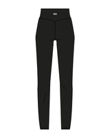 The Basic Legging - Black - Pure Movement - Back Center Waistline - Printed - White