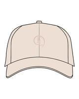 The Dad Hat - Stone - Fase Lagree - Center Crown - Embroidered - Tone on Tone