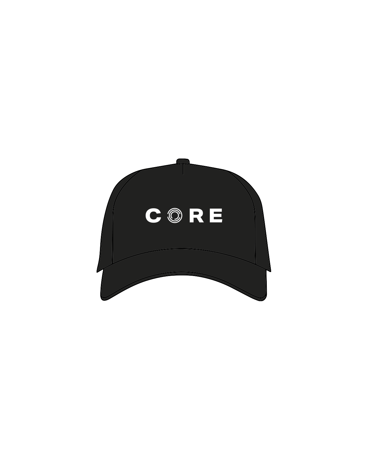 The Trucker Hat - Black - Core Cycle Lagree - White