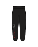 The Womens Sweatpants - Black - Physique - Right Leg / Back Pocket - Full Color