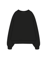 The Classic Crewneck - Black - Lagree Fitness Club - Center Chest / Back - Black / White