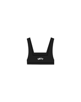 The Box Cut Bra - Black - SWTY - Back - White