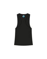The Womens Racerback Tank - Black - HTB Aesthetics - Center / Back - Full Color