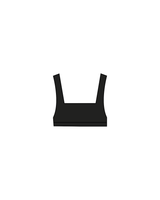 The Box Cut Bra - Black - SWTY - Back - White