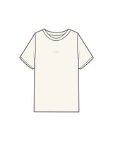 The Mens Heavyweight Tee - Off White - Lagree Fitness Club - Left Chest / Back - Off White