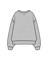 The Mens Crewneck - Heather - SWTY - Center Chest / Neckline - Blue