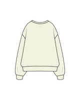 The Womens Crewneck - Butter - Honor Pilates - Front / Back - Butter