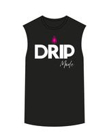 The Mens Classic Tank - Black - Drip Pre Workout - Center Chest - Full Color