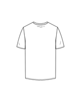 The Mens Tee - White - Tight Dallas - Center / Back - Black