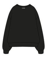 The Classic Crewneck - Black - Core Cycle Lagree - Front / Back - White