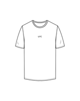 The Mens Tee - White - Lagree Fitness Club - Center Chest / Back - White / Black