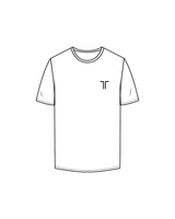 The Mens Tee - White - Tight Dallas - Center / Back - Black