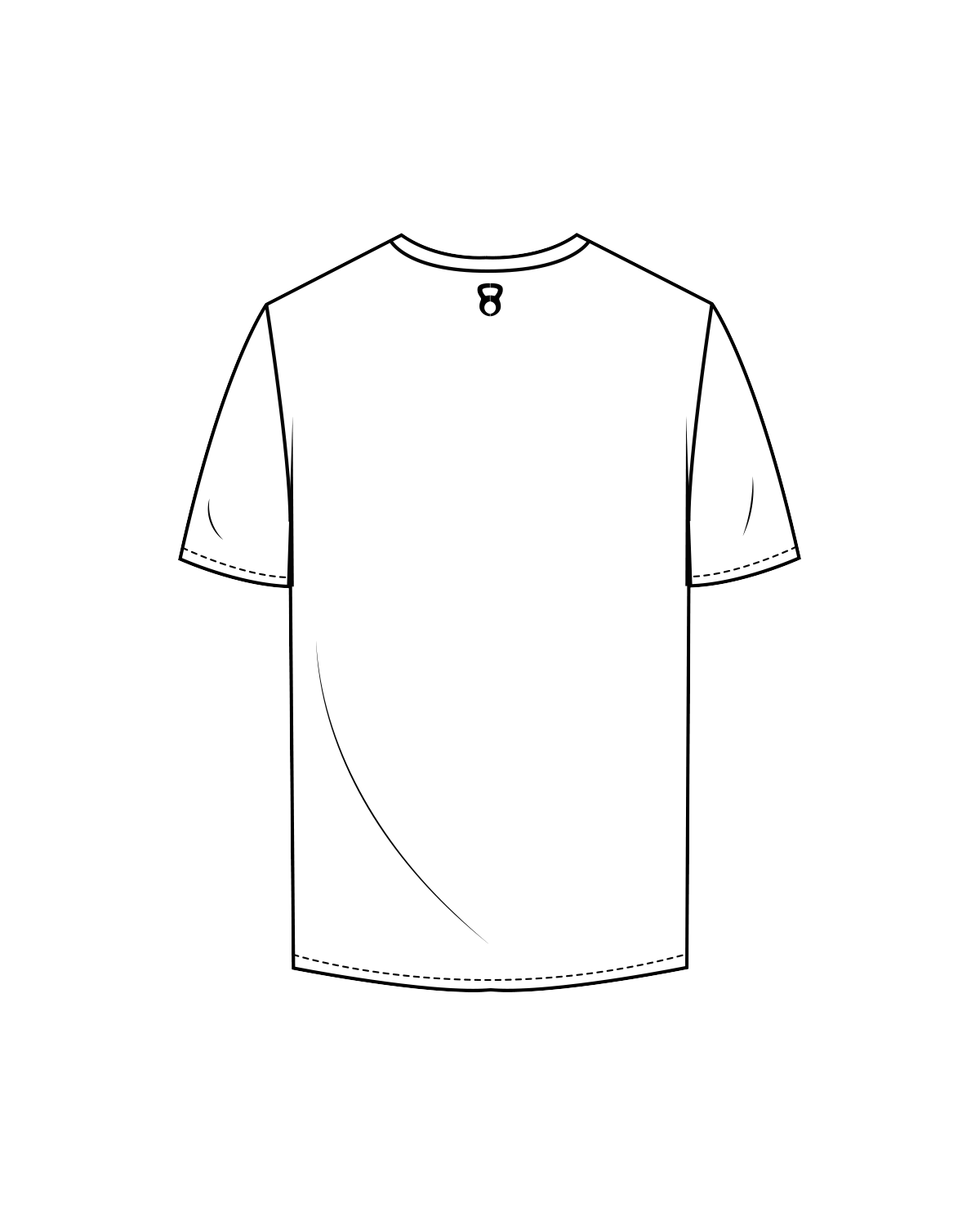 The Mens Tee - White - Kettleflex - Arch - Full Color