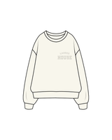 The Classic Crewneck - Off White - Lagree House - Left Chest - Off White