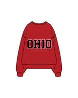 The Classic Crewneck - Red - Lagree House - Left Chest / Back - Full Color