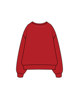 The Classic Crewneck - Red - Lagree House - Center / Back - Full Color