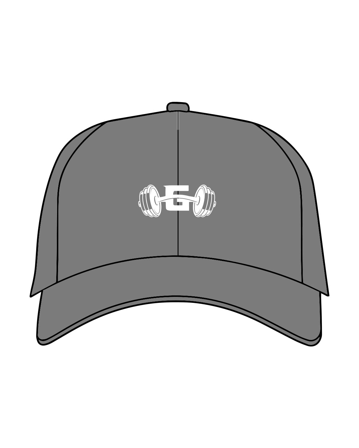 The Dad Hat - Grey - Gladden Gains - Center - White
