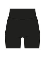 The Basic Short - Black - ZENERGY CYCLING - Back Waistline Icon - Printed - White