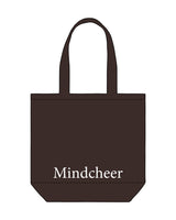 The Promo Tote Bag - Chocolate - Mindcheer - Bottom Center - White