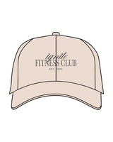 The Dad Hat - Stone - Ignite Barre & Fitness - Center Crown - Embroidered - Charcoal