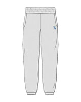 The Womens Sweatpants - Heather - Set Studio - Left Side Pocket - Printed - Blue