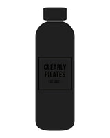 The Water Bottle - Black - Clearly Pilates - Center Stacked - Tone on Tone