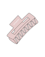 The Claw Hair Clip - Rose - C2 Financial -  Center - Handle Clip - Icon -Text - Printed - White