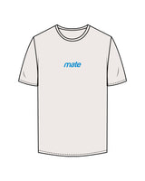 The Mens Tee - Bone - Training Mate - Center Chest - Printed - Blue
