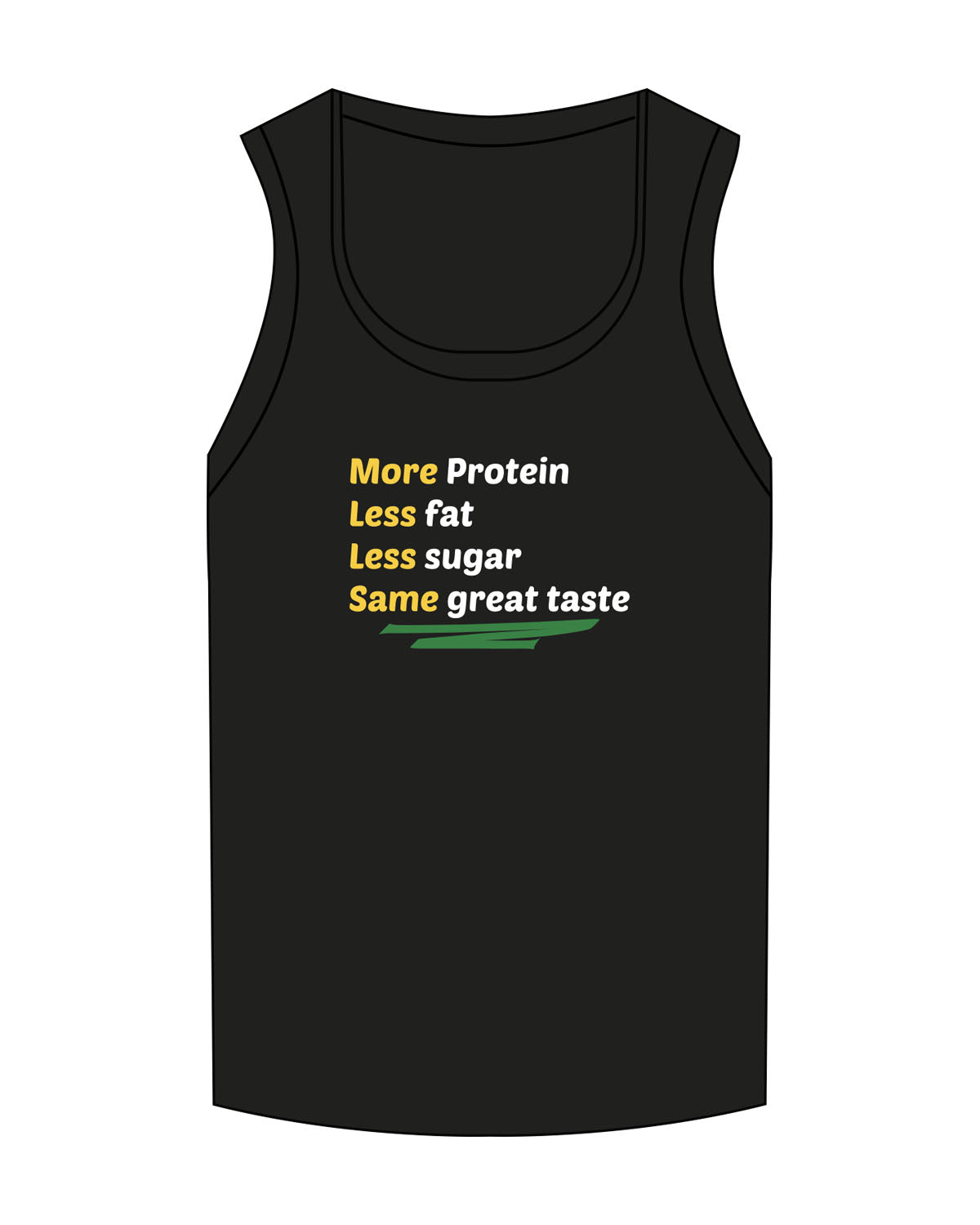 The Micro Rib Full Length Tank - Black - MBC LA COSTA - Center Chest 4 Stacks - Printed - Full Color