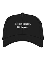 The Dad Hat - Black - Pivot - ALS - Center Crown Stacked & Back Stacked - Embroidered - White