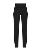 The Basic Legging - Black - Coastal Core - Center Back - White