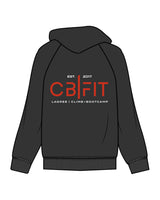 The Mens Zip Hoodie - Washed Black - CB Fit - Left Chest & Back - Printed - Full Color