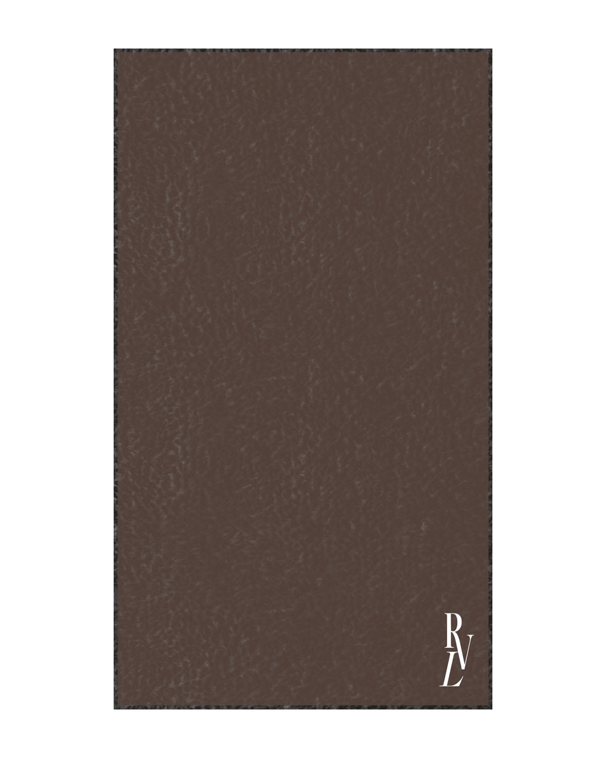 The Gym Towel - Brown - Revel Method - Bottom Right - Embroidered - White  - The Gym Bag  - Black - Front Bottom - "REVEL" logo - Printed - White