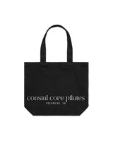 The Tote Bag - Black - Coastal Core Oceanside - Center Stacked - White