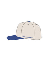 The Canvas Cap - Natural / Liberty - New Mom School - Center Crown Stacked & Left Side - Embroidered - Liberty