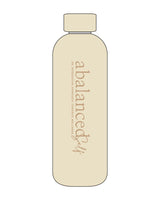 The Water Bottle - Cream - Balanced Self - Center Body - Glossy - c1a07e