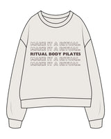 The Mens Crewneck - Bone - Ritual Body - Center Stacked - Brown