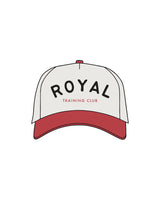 The Canvas Cap - Natural / Cardinal - Royal Training Club - Center Crown Stacked - Printed - Cardinal