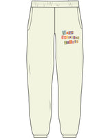 The Womens Sweatpants - Butter - The Supper Club - Left Leg - Near Pocket - Full Color