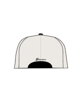 The Canvas Cap - Natural / Coal - Blenders - Center Crown Mirrored "Austing" & Back Panel - Embroidered - Printed - Puff - UT Orange