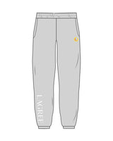 The Womens Sweatpants - Heather - Scorch Fitness -  Left Leg Embroidered & Right Leg Printed - Full Color