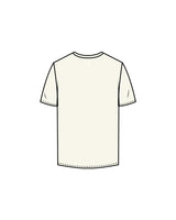 The Mens Tee - Off White - Koch - Back Neckline - White