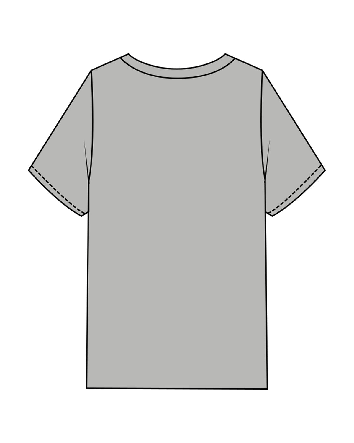 The Mens Heavyweight Tee - Heather - Corefire - Center Chest Stacked - Printed - Tone on Tone