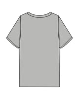The Mens Heavyweight Tee - Heather - Corefire - Center Chest Stacked - Printed - Tone on Tone