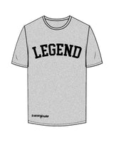 The Mens Tee - Heather - Training Mate - Center Chest & Bottom Right - Printed - Black