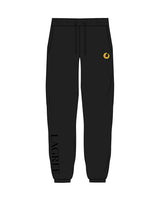 The Womens Classic Sweatpants - Black - Scorch Fitness -  Left Leg Embroidered & Right Leg Printed - Full Color