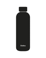 The Water Bottle - Black - Forbes - Bottom Body - Printed - White