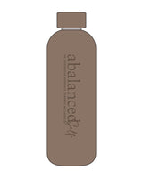 The Water Bottle - Latte - Balanced Self - Center Body - Glossy - Tone on Tone
