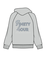 The Mens Hoodie - Storm - NinetyFour - Center Chest - Back Center - Printed - Full Color