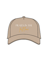 The Foam Trucker Hat - Khaki - Platinum Pilates - Center Crown - Printed - Full Color